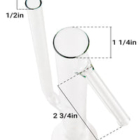 Glass Proofing Parrot with 0-100 ABV (0 - 200 proof) Hydrometer